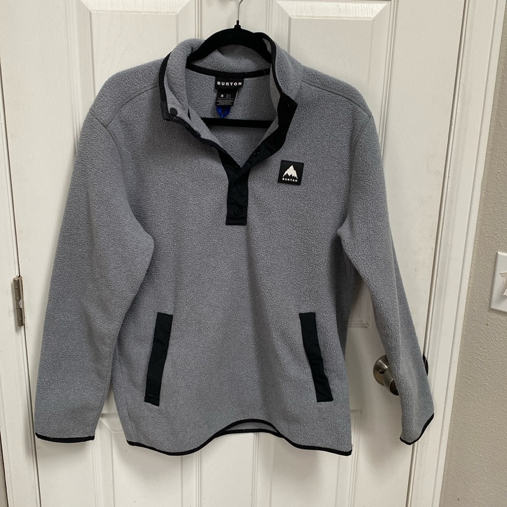 Men’s Fleece Half Button Up Pullover - Burton